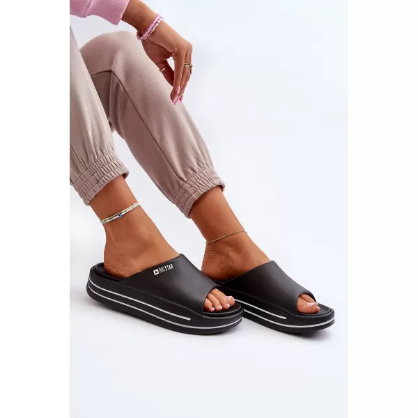 Dámske šľapky BIG STAR SHOES NN274A037 BLACK 