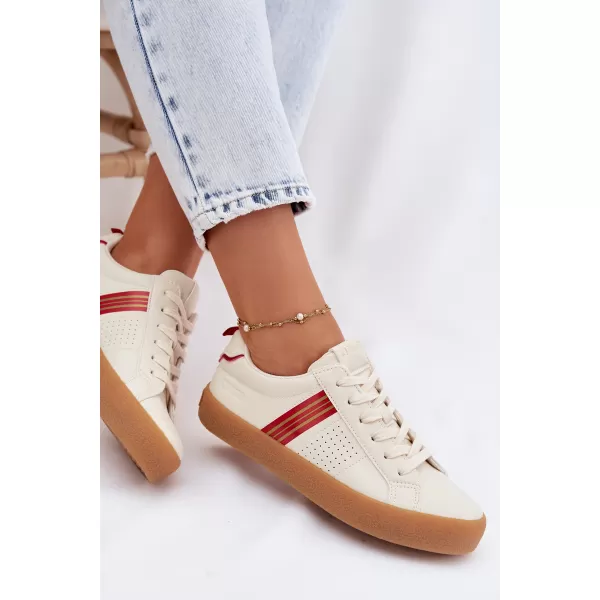 Dámske tenisky BIG STAR SHOES TT274307 BEIGE 