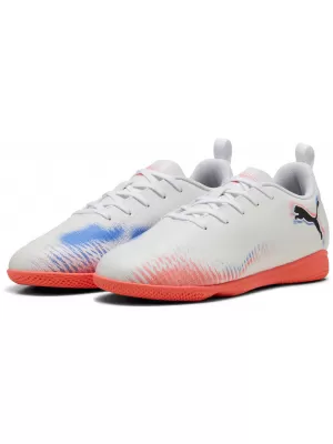 Detské sálovky PUMA FUTURE 8 PLAY IT JR 108627-01 WHITE/BLACK/GLOWING RED