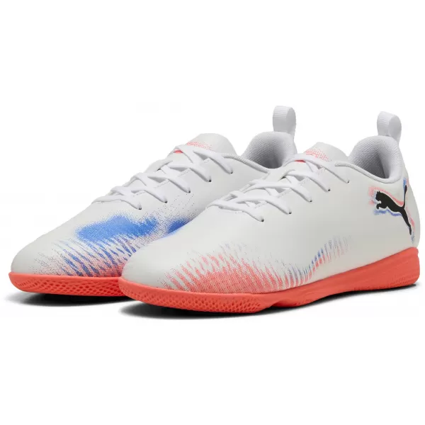  Detské sálovky PUMA FUTURE 8 PLAY IT JR 108627-01 WHITE/BLACK/GLOWING RED 