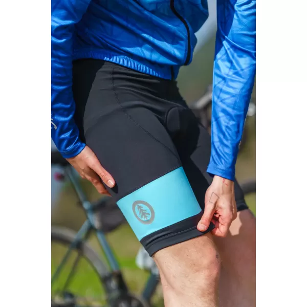  Pánske cyklistické šortky NORDBLANC CHAIN NBSPM8081 MODRÁ 