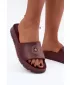 Dámske šľapky BIG STAR SHOES UU274075 VÍNOVÁ