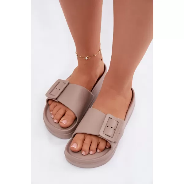  Dámske šľapky BIG STAR SHOES TT274A079 BEIGE 