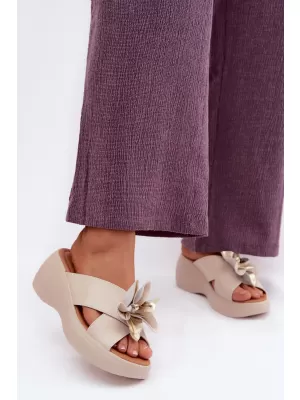 Dámske šľapky VINCEZA 41511 BEIGE