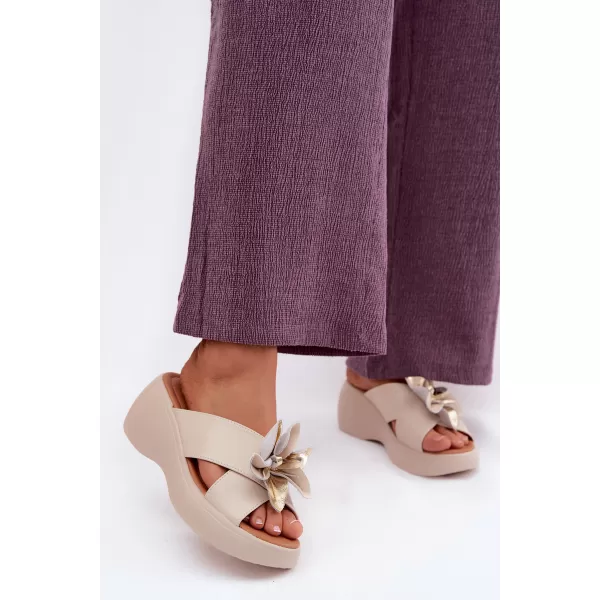  Dámske šľapky VINCEZA 41511 BEIGE 
