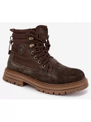 Pánske topánky BIG STAR SHOES UU174254 BROWN/BEIGE SHADOWS
