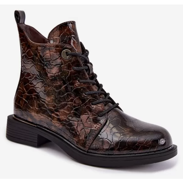  Dámske čižmy S.BARSKI HY62-8140 BROWN 