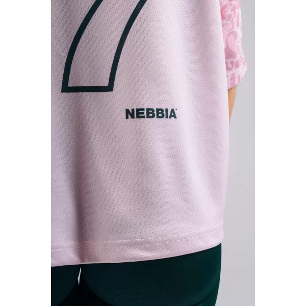  Oversized tričko 97 NEBBIA PRIMAL 862 PINK LEOPARD 