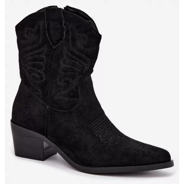  Dámske členkové topánky BOTO 6508 BLACK 