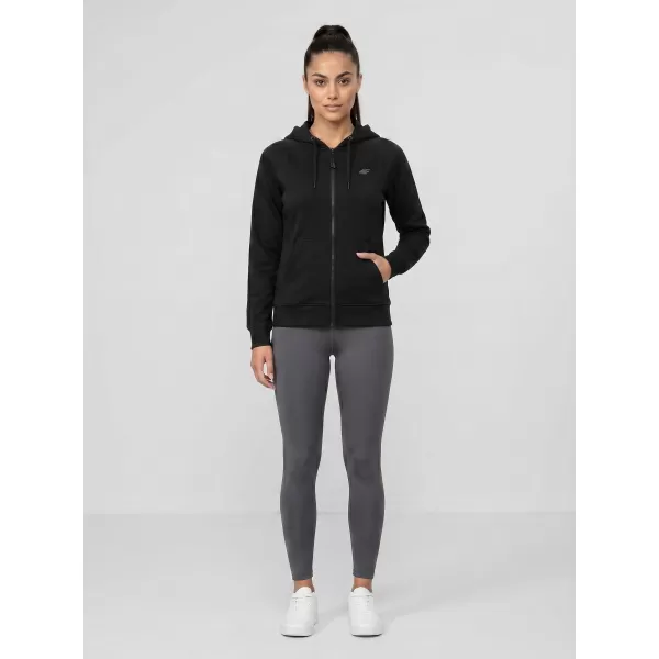  Dámska mikina 4F WMM00TSWSF2535 DEEP BLACK 