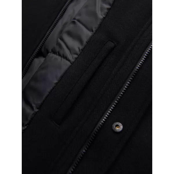  Pánska parka OMBRE OM-COWC-0161 BLACK 