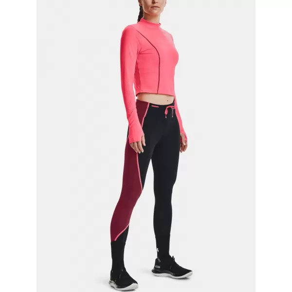  Dámske tričko UNDER ARMOUR UA RUN ANYWHERE LASER LS 1365641-819 RUŽOVÁ 
