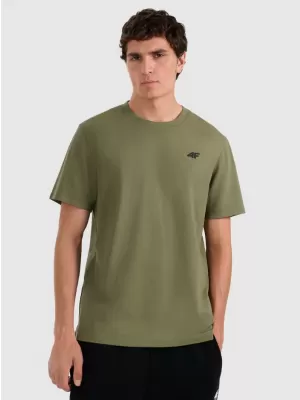 Pánske tričko 4F WAW25TTSHM2402 OLIVE