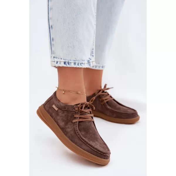  Dámske poltopánky VINCEZA 95391 BROWN 