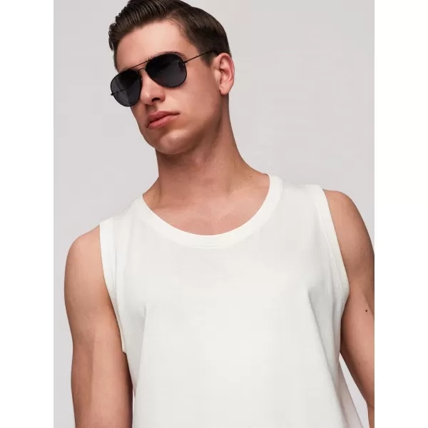  Pánske tielko OMBRE OM-TSBT-0272 WHITE 