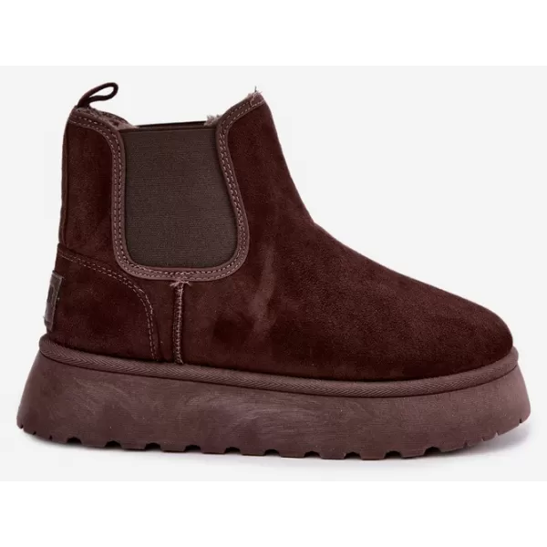 Dámske topánky BIG STAR SHOES UU274174 BROWN/BEIGE SHADOWS 