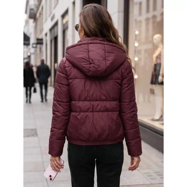  Dámska bunda DSTREET TY5859 BORDO 