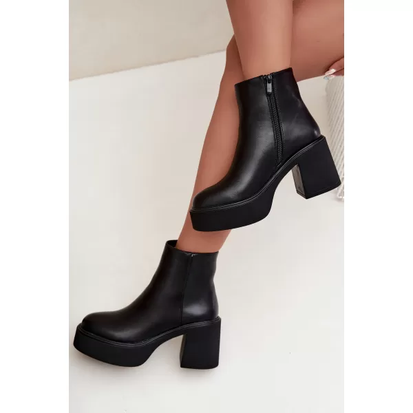 Dámske členkové topánky BOTO 5303 BLACK 