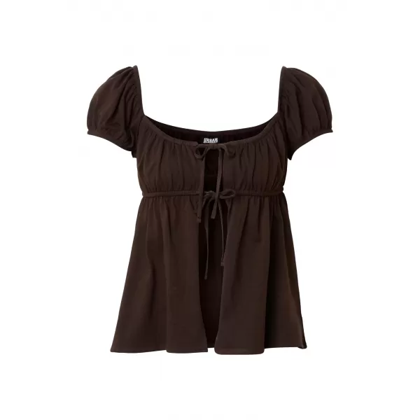 Dámske tričko URBAN CLASSICS TB8177-00075 BROWN 