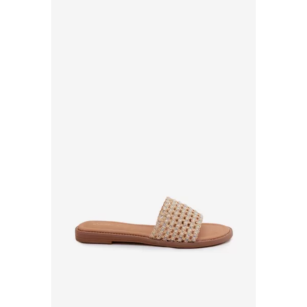  Dámske šľapky BOTO 26SD98-9832 BEIGE 