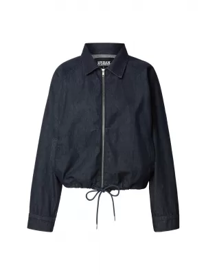 Dámska bunda URBAN CLASSICS TB8295 BLUE RINSED WASHED