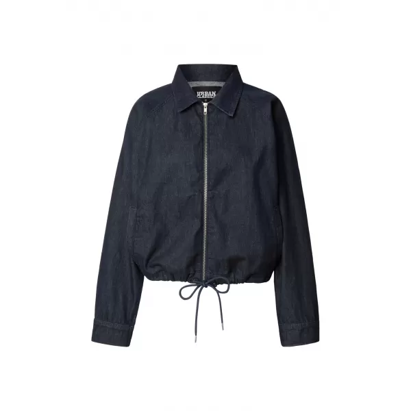  Dámska bunda URBAN CLASSICS TB8295 BLUE RINSED WASHED 
