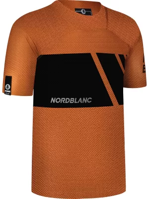 Pánske funkčné cyklo tričko NORDBLANC MUD NBSMF8083 HNEDÁ