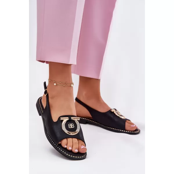  Dámske sandále S.BARSKI KV51-003 BLACK 