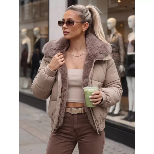 Dámska bunda DSTREET TY6009 KARAMELOVÁ 