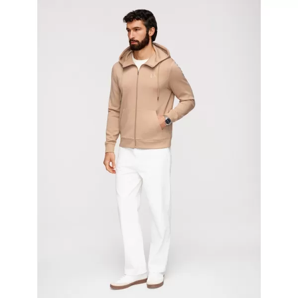  Pánska mikina OMBRE OM-SZBC-0196 BEIGE 