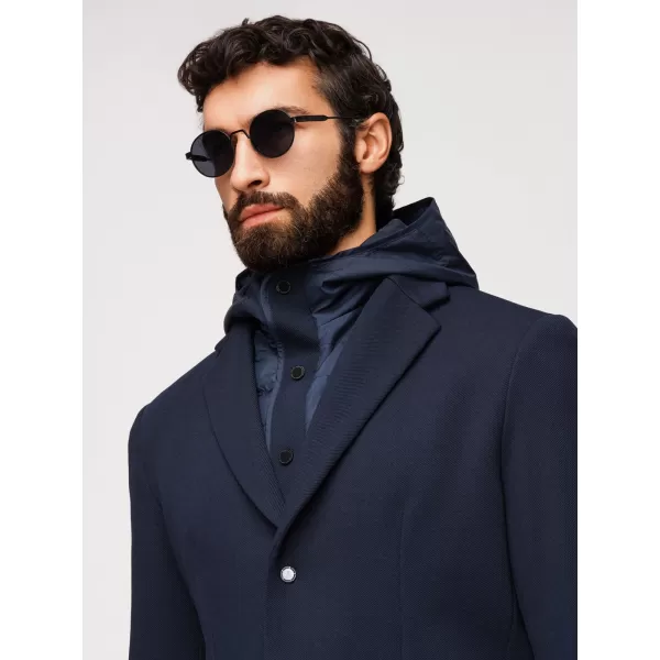  Pánska bunda OMBRE M167 NAVY BLUE 