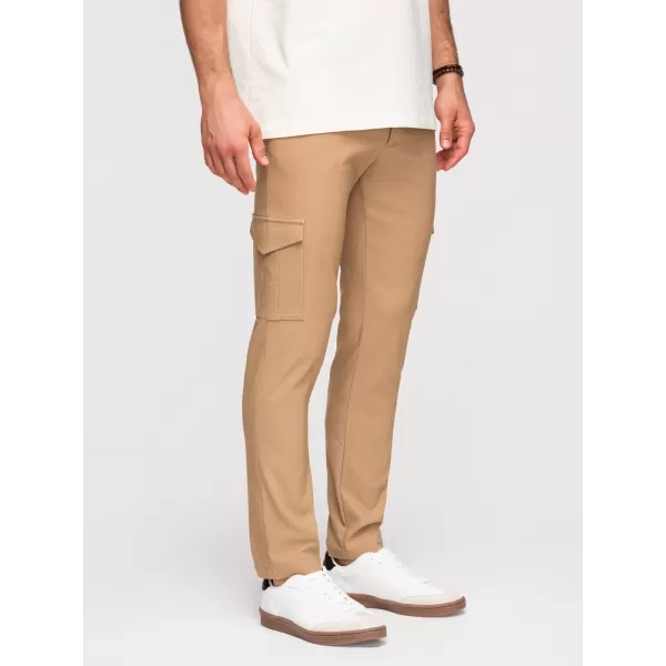  Pánske nohavice OMBRE P1515 LIGHT BROWN 