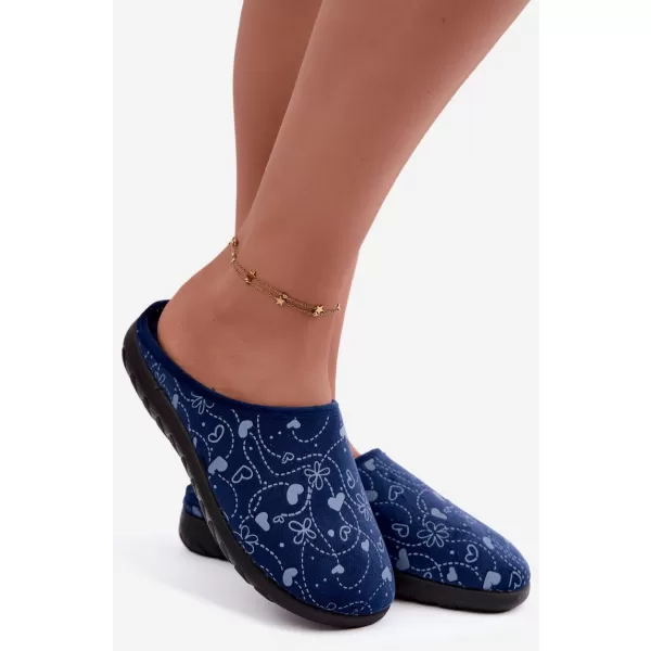  Dámske šľapky INBLU ET000041 MODRÁ 