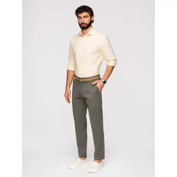  Pánske nohavice OMBRE OM-PACP-0293 KHAKI 