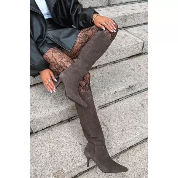 Dámske čižmy BIG STAR SHOES UU274495 BROWN/BEIGE SHADOWS 