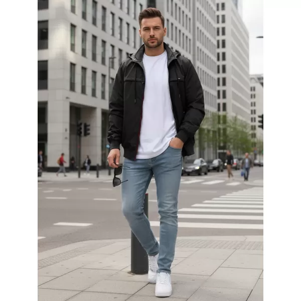  Pánska bunda DSTREET TX5135 ČIERNA 