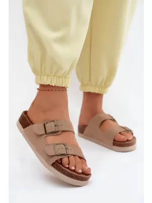 Dámske šľapky BOTO 2832 KHAKI