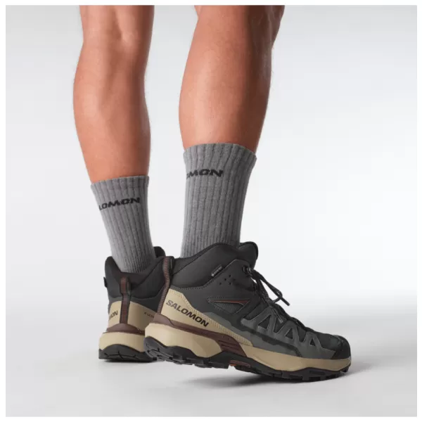  Pánske topánky SALOMON X ULTRA 360 MID GORE-TEX L47743300 PHANTOM/DESERT TAN/RUM ROZINKA 