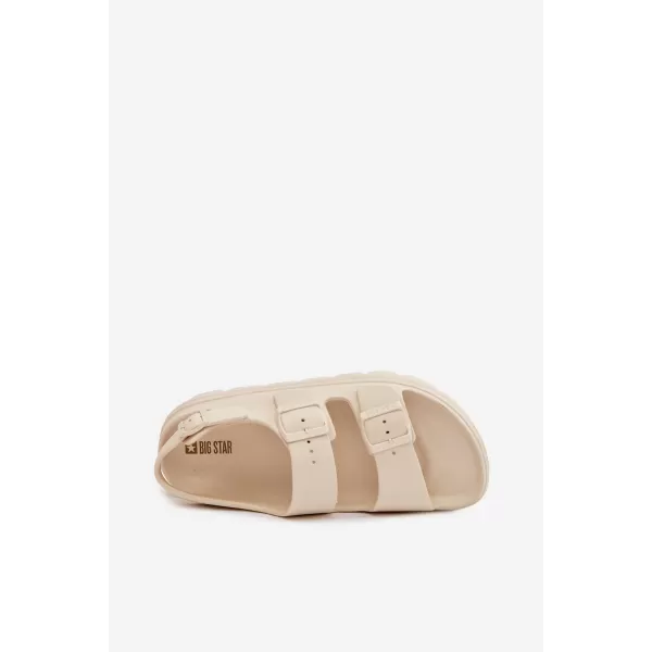  Dámske sandále BIG STAR SHOES TT274A032 BEIGE 