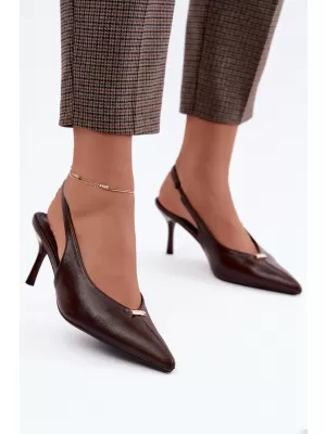 Dámske lodičky BOTO T680 BROWN