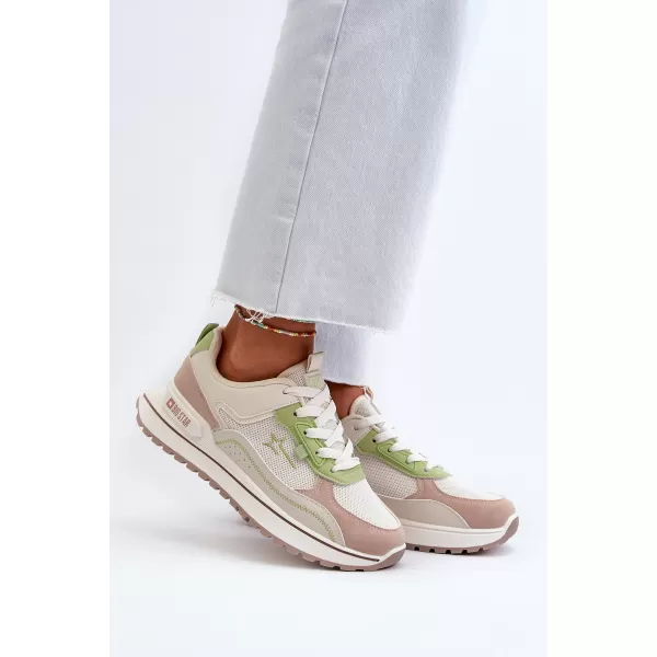  Dámske tenisky BIG STAR SHOES NN274A091 BEIGE 