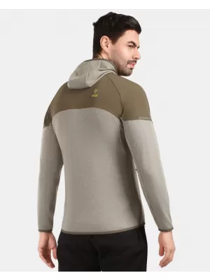 Pánska fleece mikina KILPI NASHVILLE-M 1M0201KI ZELENÁ