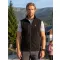 Pánska fleece vesta ALTISPORT ALM002525 ČIERNA