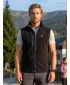 Pánska fleece vesta ALTISPORT ALM002525 ČIERNA