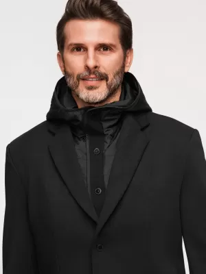 Pánska bunda OMBRE M167 BLACK