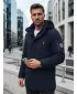 Pánska bunda DSTREET TX5106 TMAVO MODRÁ