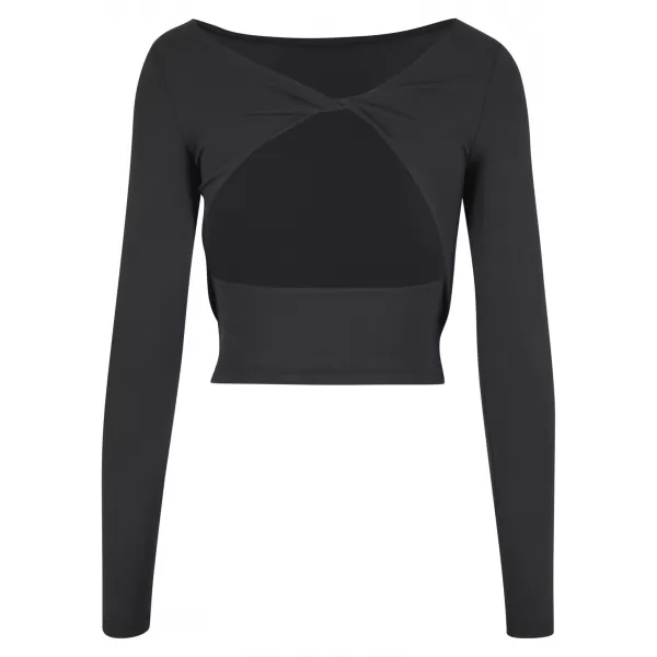  Dámske tričko URBAN CLASSICS TB7721 BLACK 