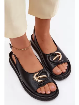 Dámske sandále S.BARSKI KV61-6047 BLACK