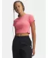 Dámske tričko UNDER ARMOUR RIVAL RIB BABY TEE 6000264-600 RUŽOVÁ