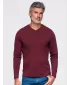 Pánske tričko OMBRE OM-LSBL-0143 BURGUNDY